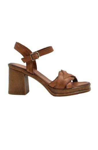 Γυναικεία πέδιλα Commanchero 51161-726 ταμπά δέρμα