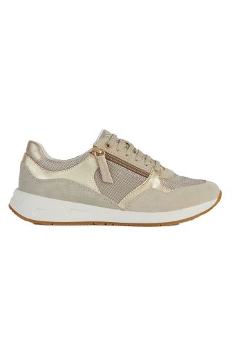 Γυναικεία sneakers GEOX D BULMYA B-TEXTILE+SUEDE D36NQB 01122 C6738 μπεζ