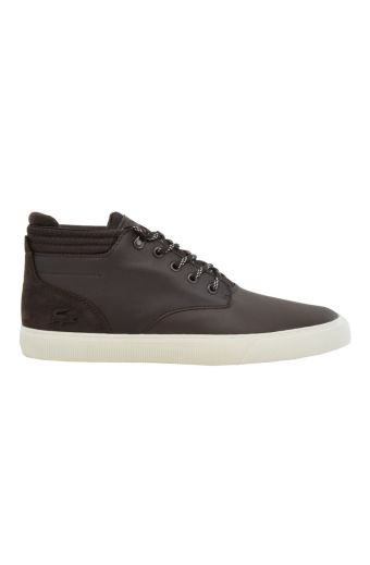 Ανδρικά μποτάκια Lacoste ESPARRE CHUKKA0320 1 CMA DK BRW/OFF WHT LTH/SYN 740CMA00201W7 καφέ