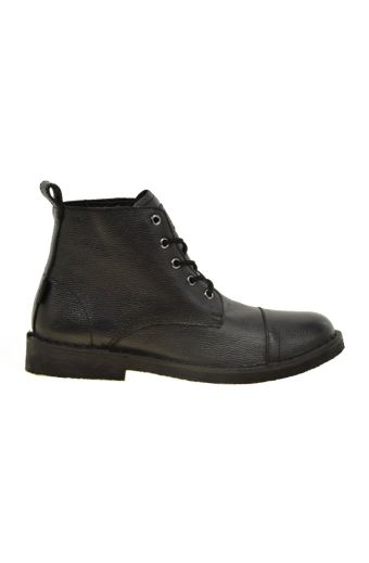 Ανδρικά μποτάκια LEVI’S TRACK (BOOTS) FULL BLACK 228755-700-559 D5355-0004 μαύρο δέρμα