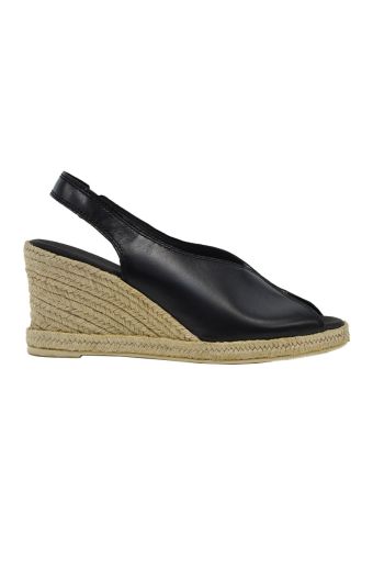 Γυναικείες εσπαντρίγιες Ragazza 0667 μαύρο δέρμα