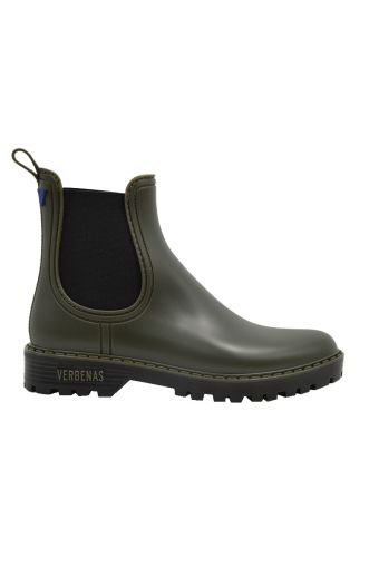 Γυναικεία γαλότσα Verbenas 20434 GAUDI MATE KHAKI/NEGRO λαδί