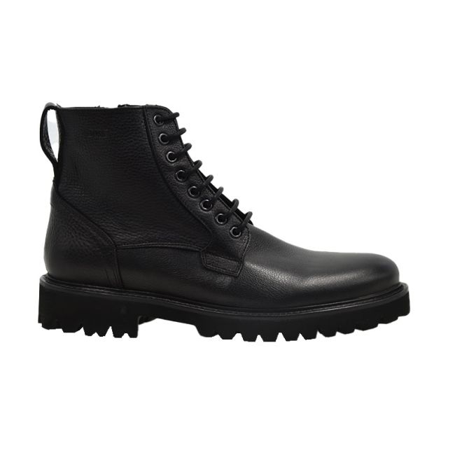 Ανδρικά αρβυλάκια BOSS X5114 BLK SHANGHAI μαύρο δέρμα