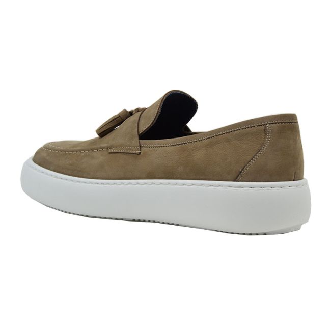 Ανδρικά μοκασίνια Damiani 6504 πούρο δέρμα nubuk