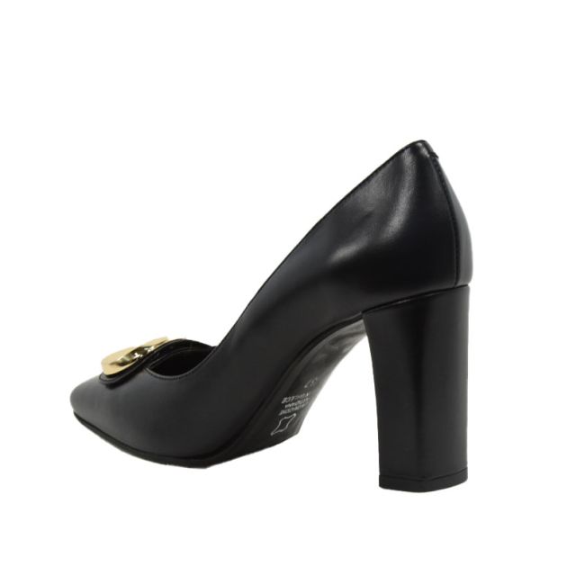 Γυναικείες γόβες Makis Fardoulis 701-28X μαύρο δέρμα