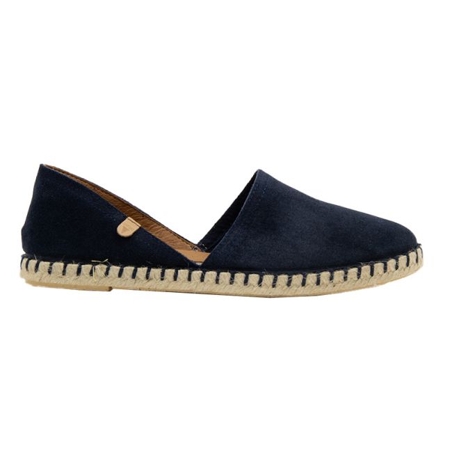 Γυναικείες εσπαντρίγιες Verbenas 436580 CARMEN SERRAJE MARINO μπλε δέρμα καστόρ