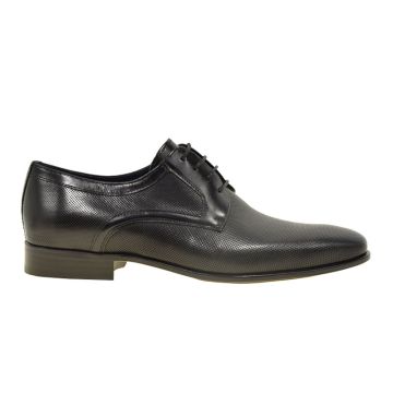 Ανδρικά παπούτσια Damiani 2100 μαύρο δέρμα