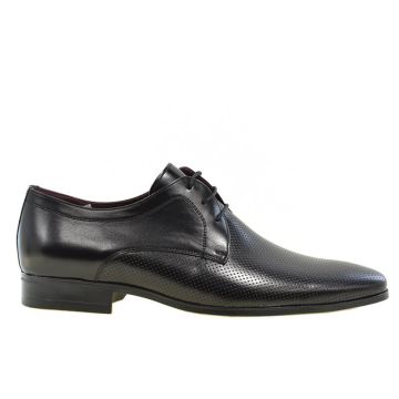 Damiani ανδρικό παπούτσι  232 μαύρο δέρμα