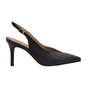 Γυναικείες γόβες Mia Firenze 5212 μαύρο δέρμα