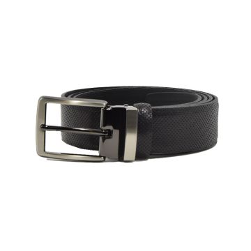 Ανδρική ζώνη OAK BELTMAKERS 1612-01 (X24) μαύρο δέρμα