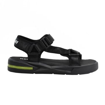 Ανδρικά πέδιλα REPLAY RF3D0002T SPACEWEB 0562-BLACKBLACK μαύρο