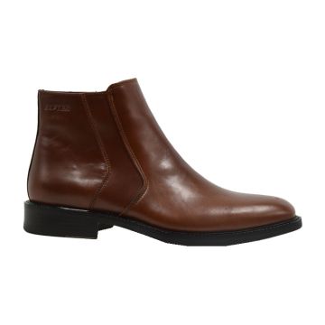 Ανδρικά μποτάκια Softies 8130 καφέ δέρμα