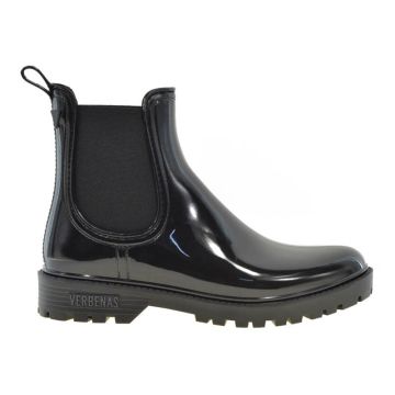 Γυναικεία γαλότσα Verbenas 20434 GAUDI BRILLO NEGRO μαύρο λουστρίνι