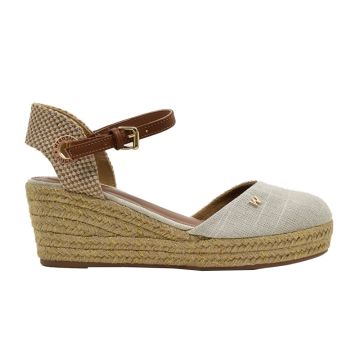 Γυναικείες εσπαντρίγιες WRANGLER BELA WOMEN SEMI WEDGE SAND 20241055.32A μπεζ